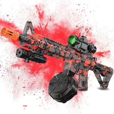 Blaster With Drum, Automatic Dual Mode Blaster, For Outdoor Activities
