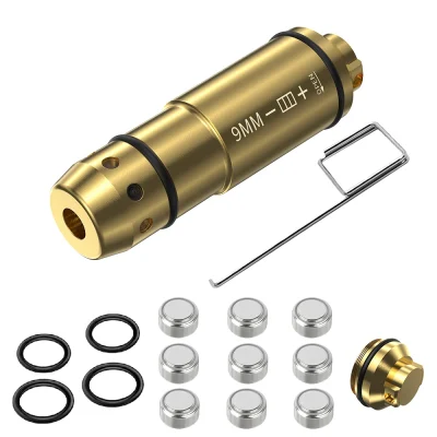 9mm laser training cartridge Red Dot Laser Training Bullet Dry Fire Laser Trainer Cartridge Tactical Laser Bullet