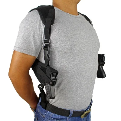 Universal Concealed Carry Gun Holster Dual Pistol Shoulder Bag Holder Handgun Pouch