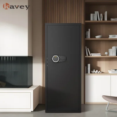 kavey Gun Safe with Removable Shelf and 3 Magnetic Gun Slots